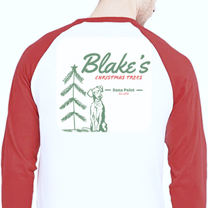 Baseball Tee "Blake's Christmas Trees"